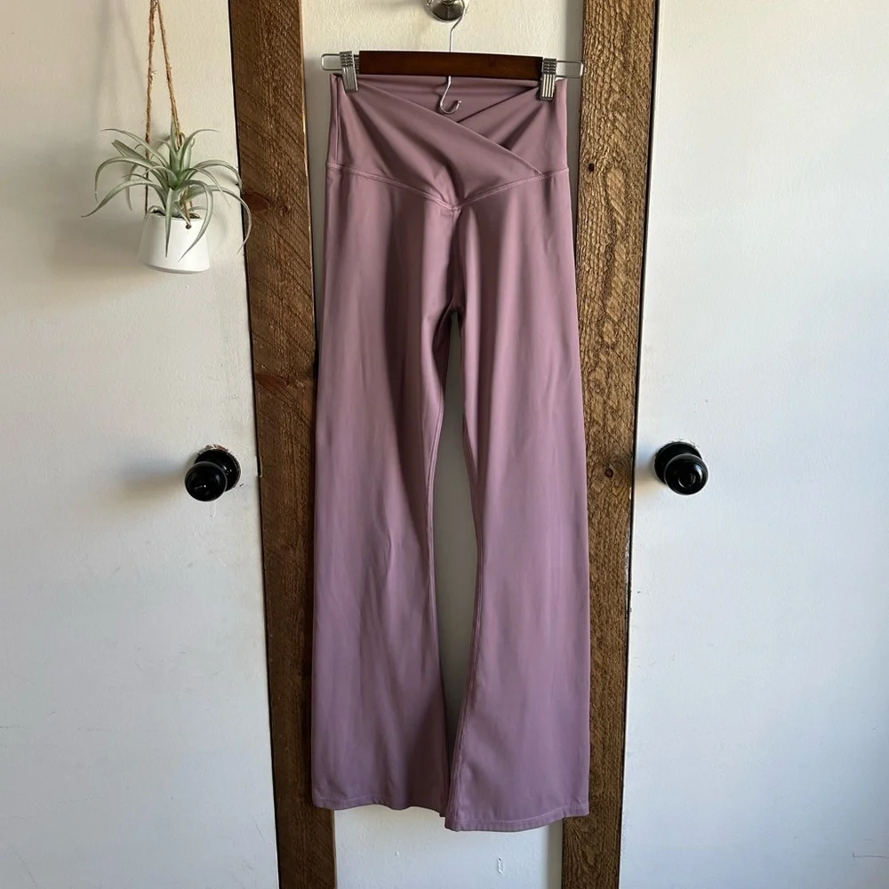 TOPYOGAS Crossover High Waist Yoga Flare Pants Women’s small